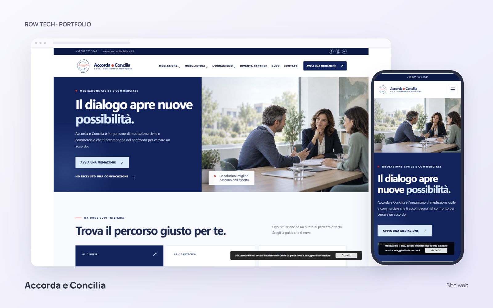 Accorda e Concilia — mockup del progetto