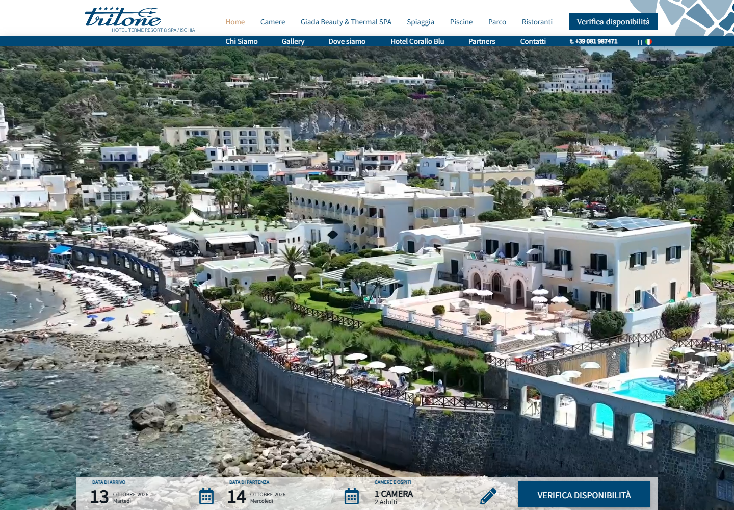 Hotel Tritone Resort & Spa — Prototipazione
