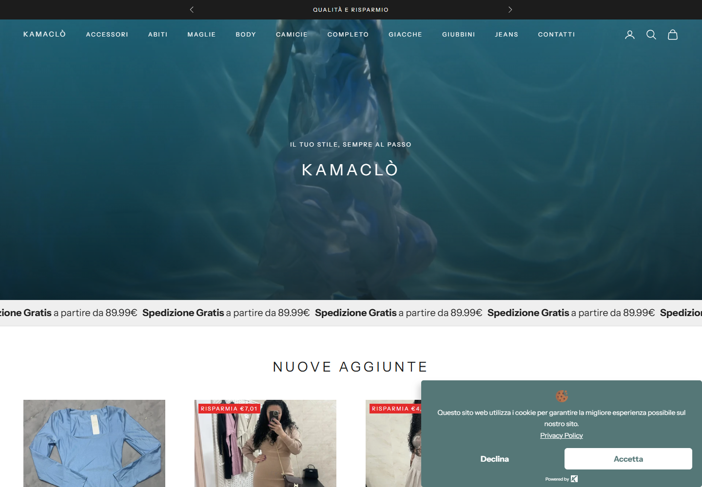 Kamaclò — Logo e Identità Visiva