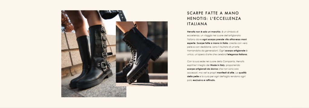 henotis scarpe fatte a mano