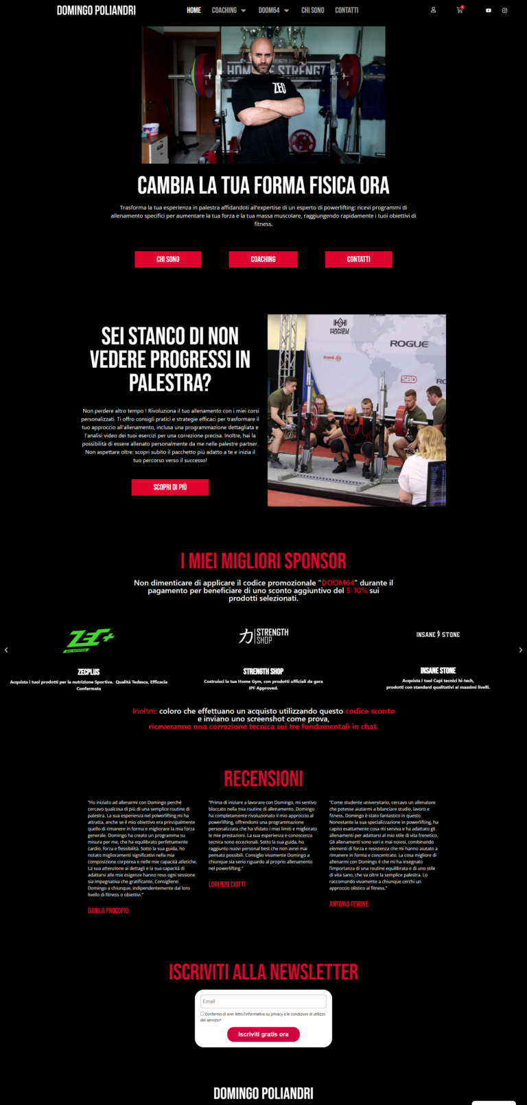 homepage domingo poliandri