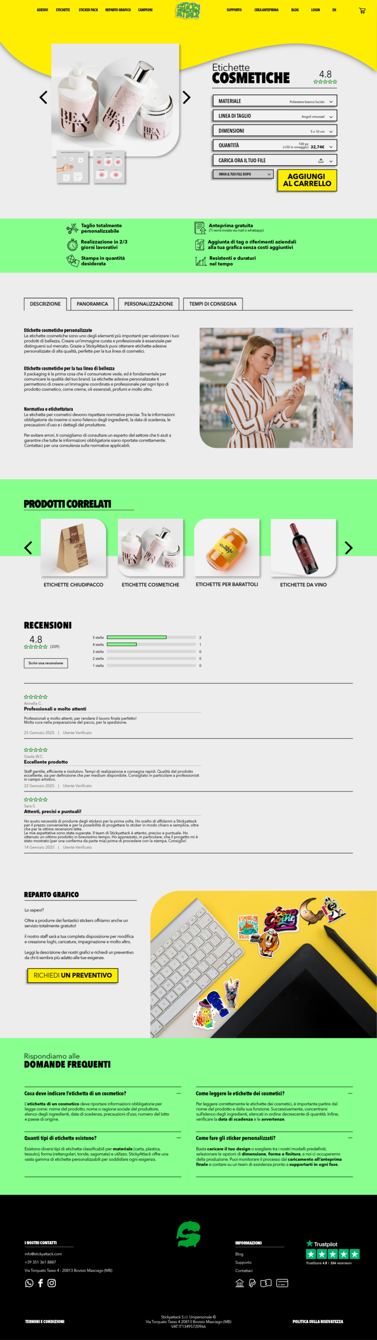StickyAttack PRODOTTO