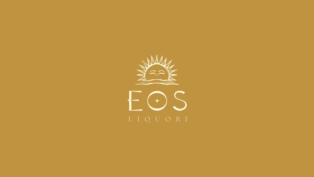logo eos liquori sfondo oro 1