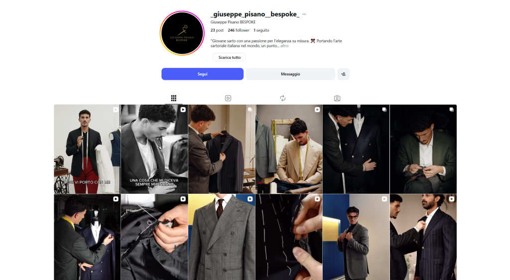 giuseppe pisano bespoke
