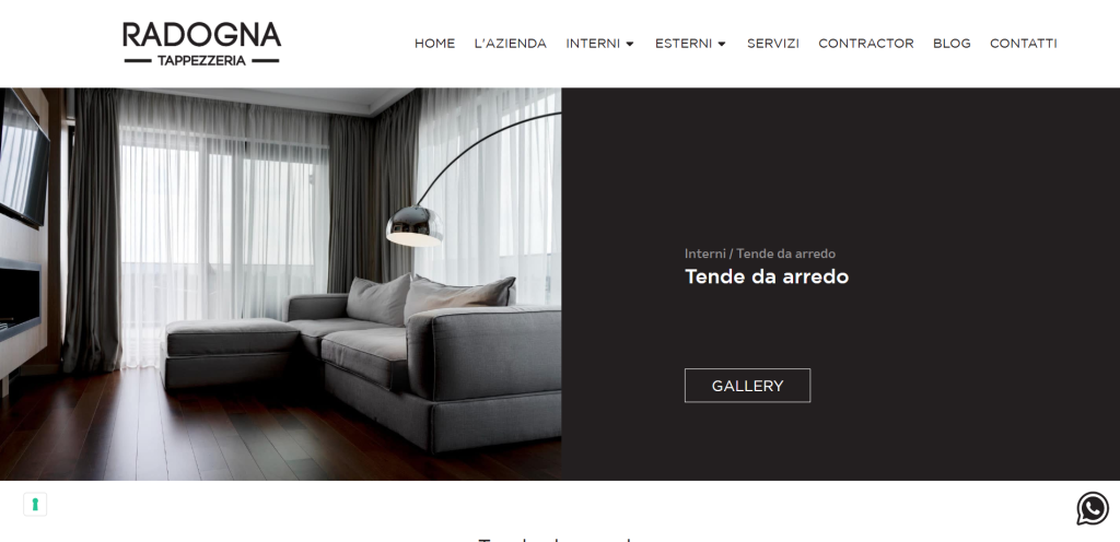 tappezzeria radogna stile