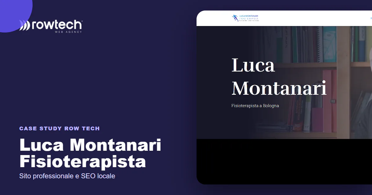Anteprima del case study Luca Montanari Fisioterapista